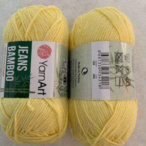 YarnArt Jeans Bamboo 50g Ball Shade Lemon