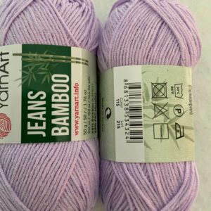 YarnArt Jeans Bamboo 50g Ball Shade Lilac